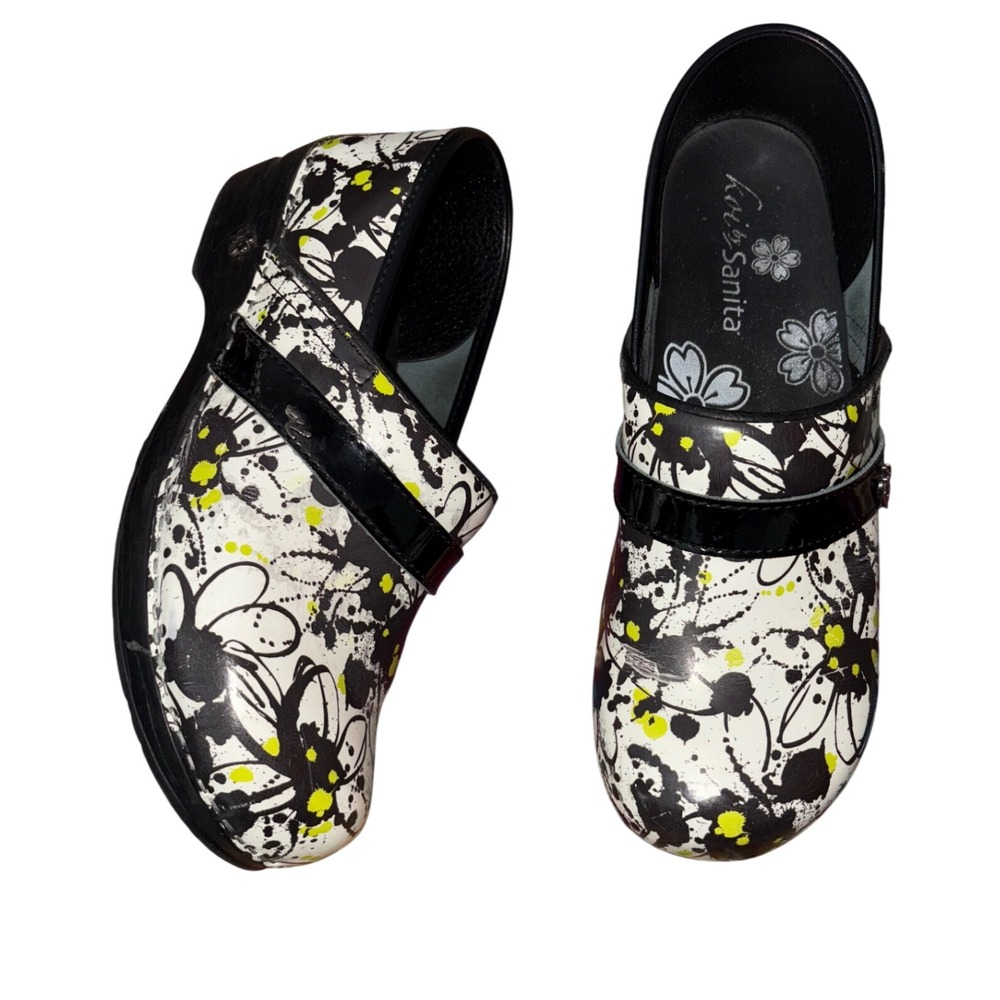 Koi by Sanita Clogs Nursing‎ Comfort Floral sz 41 10.5-11